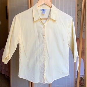 Old Navy Pale Yellow Shirt